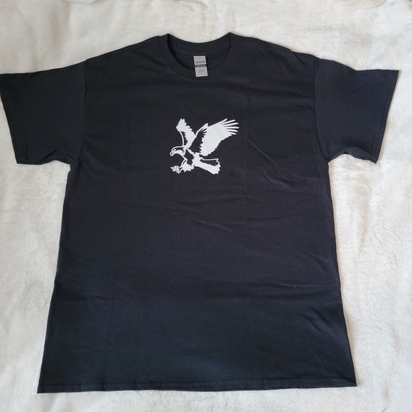 Eagle Print Crew Neck T-Shirt - Picture 1 of 7